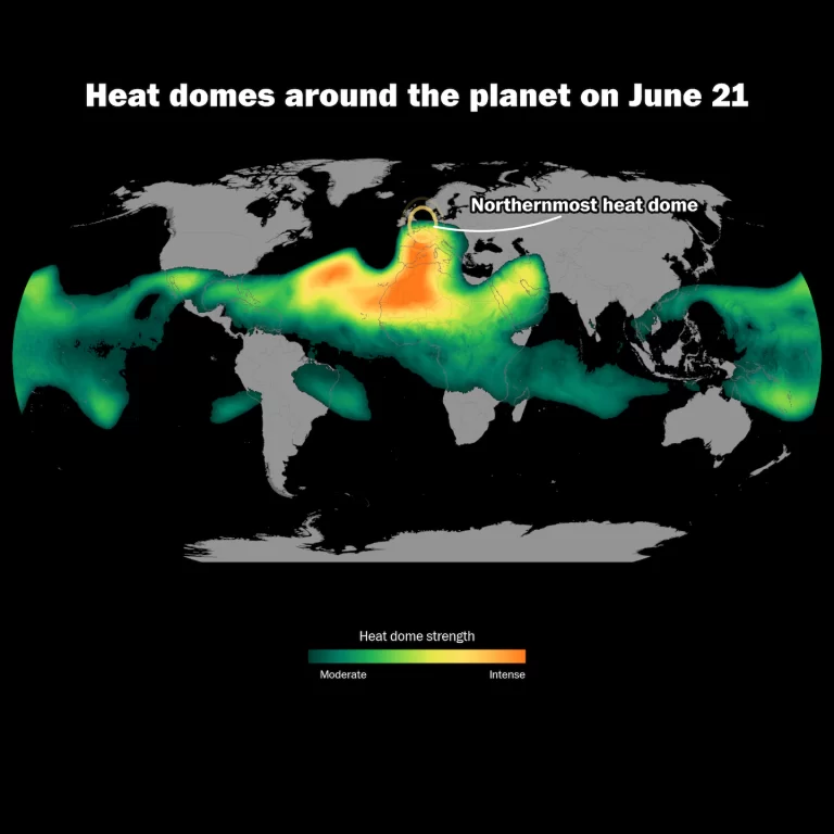 Intense heat dome will bake Spain, France and the U.K.