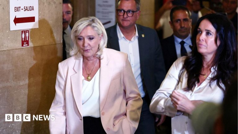 Marine Le Pen to learn if she can run for 2027 French presidency as appeal judges rule on conviction – BBC