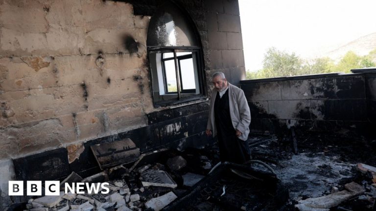 Israeli settlers set fire to mosques, cars and farm land in West Bank, Palestinians say – BBC