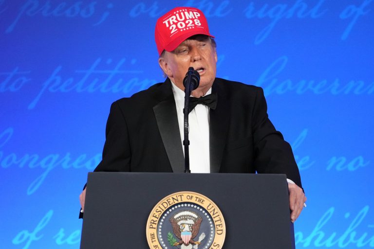 Trump returns to WHCD with measured tribute and sharp attacks after April shooting – Politico